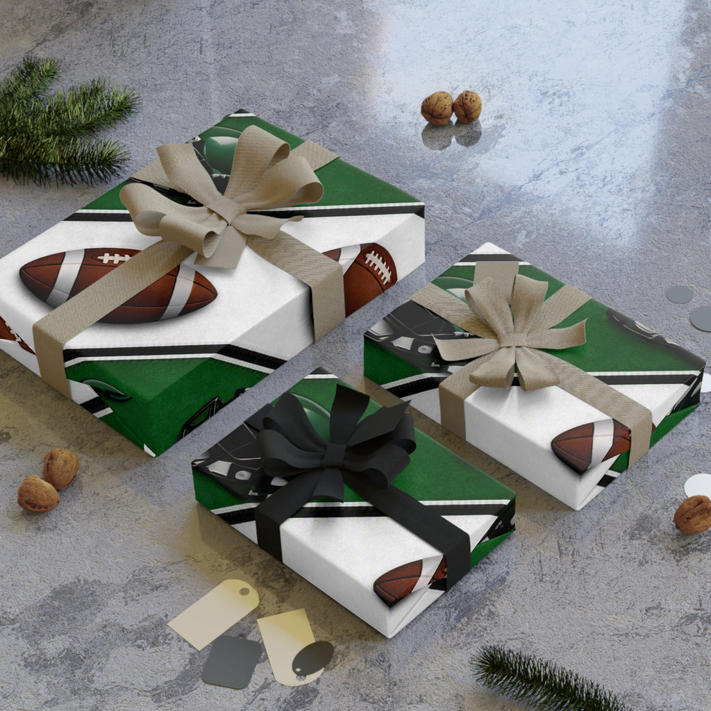Green & White Gift Wrap