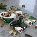 Green & White Gift Wrap