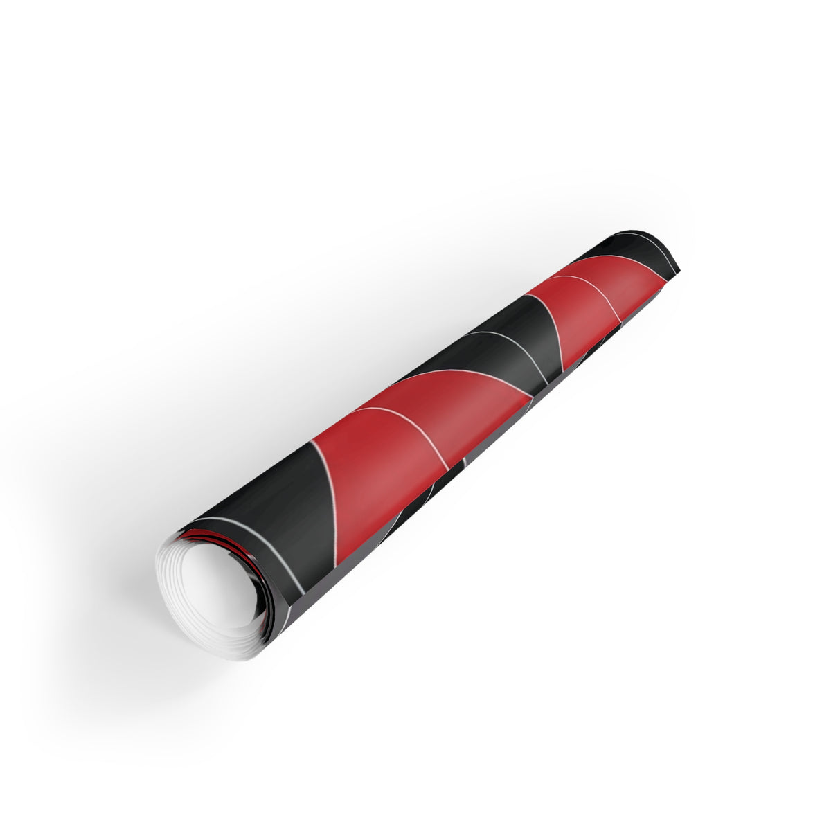 Red, Black & Gray Chevron Gift Wrap