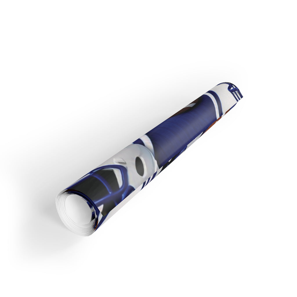 Blue & White Gift Wrap