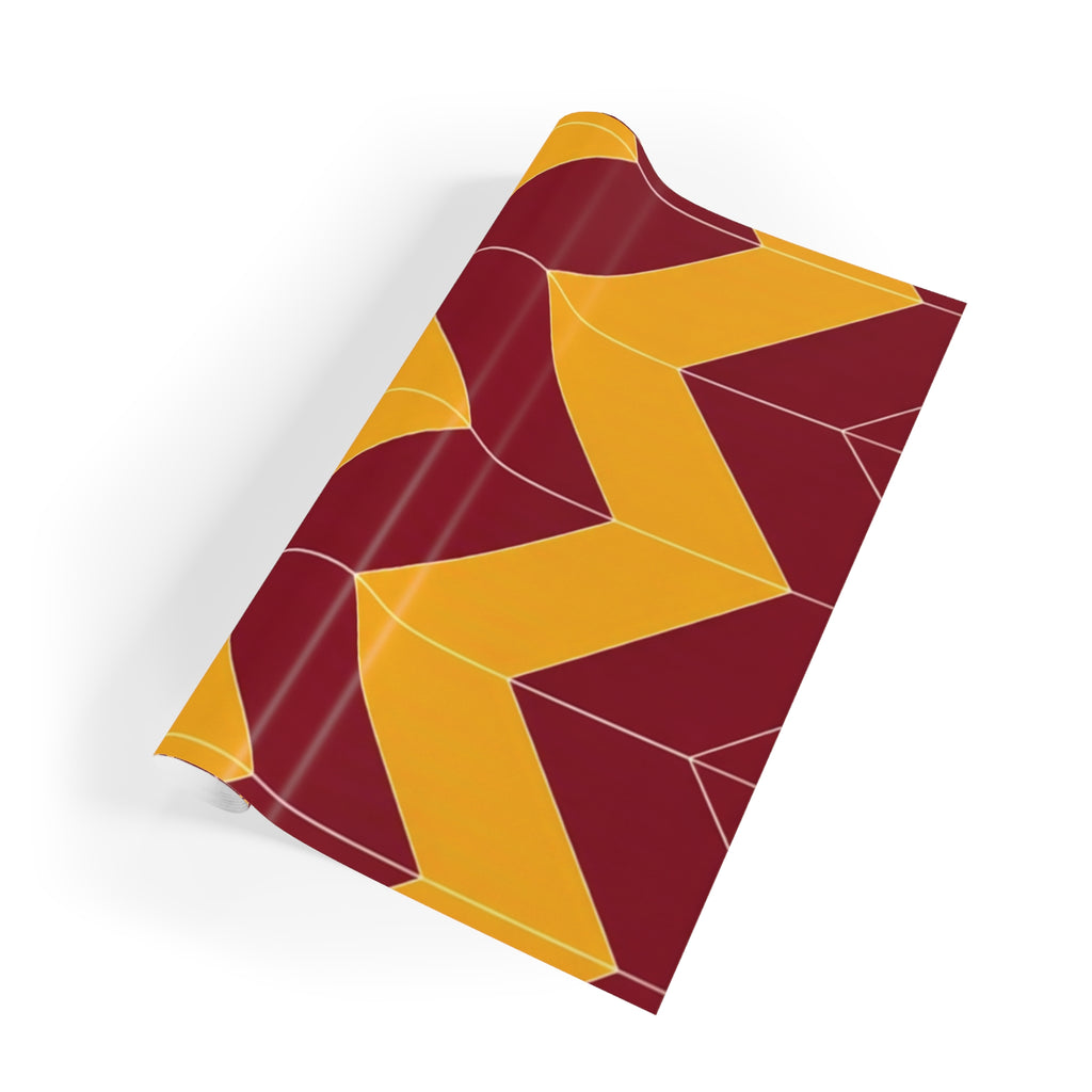 Burgundy & Gold Gift Wrap