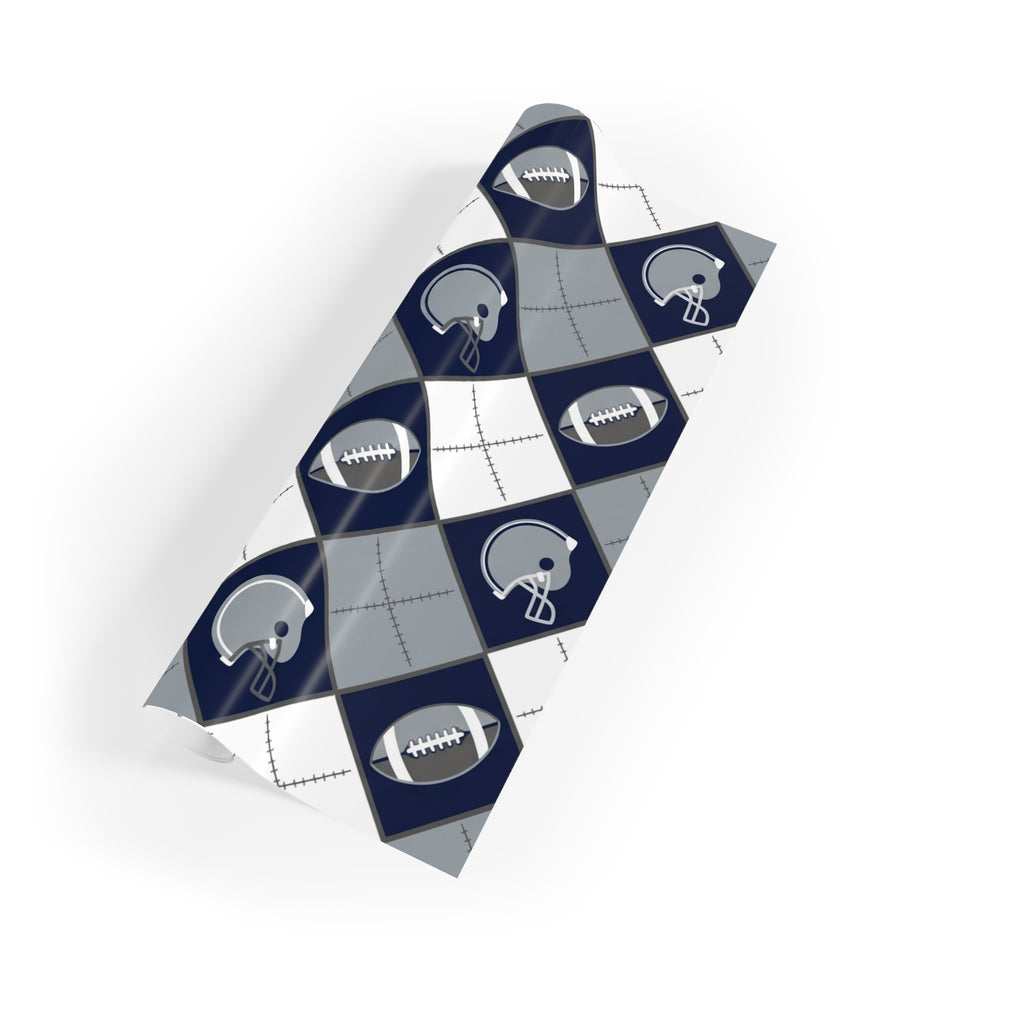 Navy, Silver & White Gift Wrap