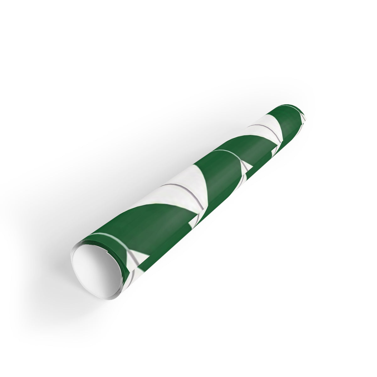 Green Chevron Wrapping Paper Roll — Festive Gift Wrap for Holidays & Birthdays, sport lovers.