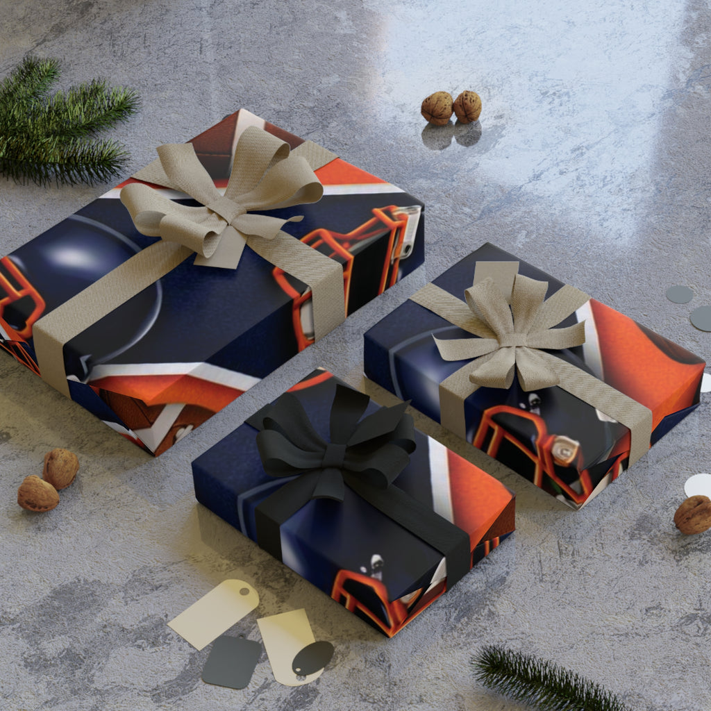 Orange & Black Gift Wrap