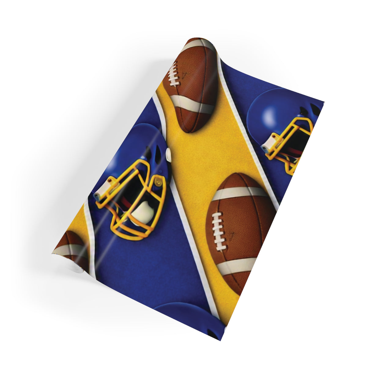 Blue & Gold Gift Wrap
