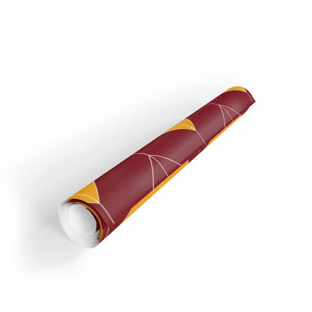 Burgundy & Gold Gift Wrap