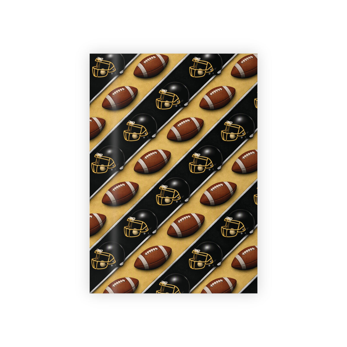 Old Gold & Black Gift Wrap