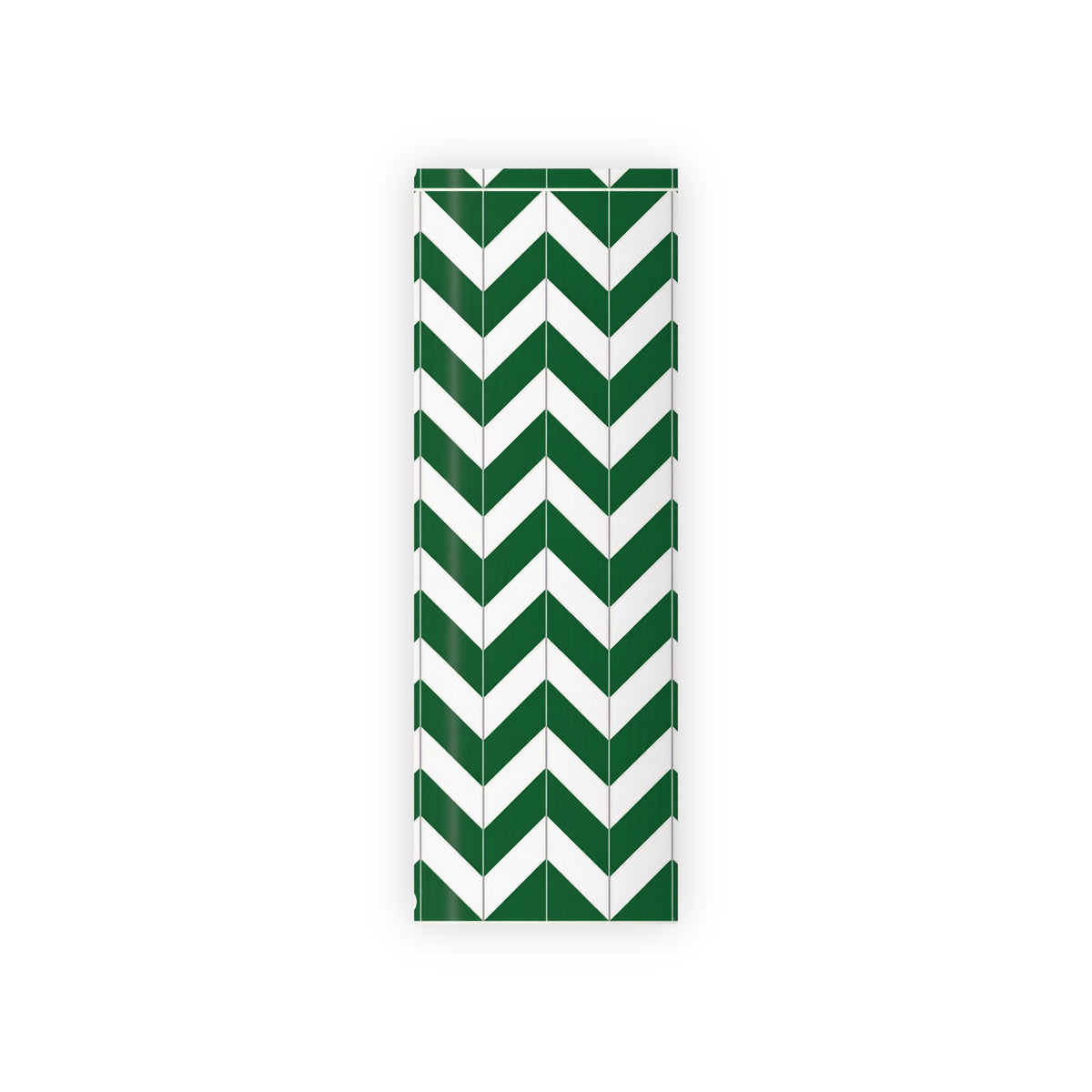 Green Chevron Wrapping Paper Roll — Festive Gift Wrap for Holidays & Birthdays, sport lovers.