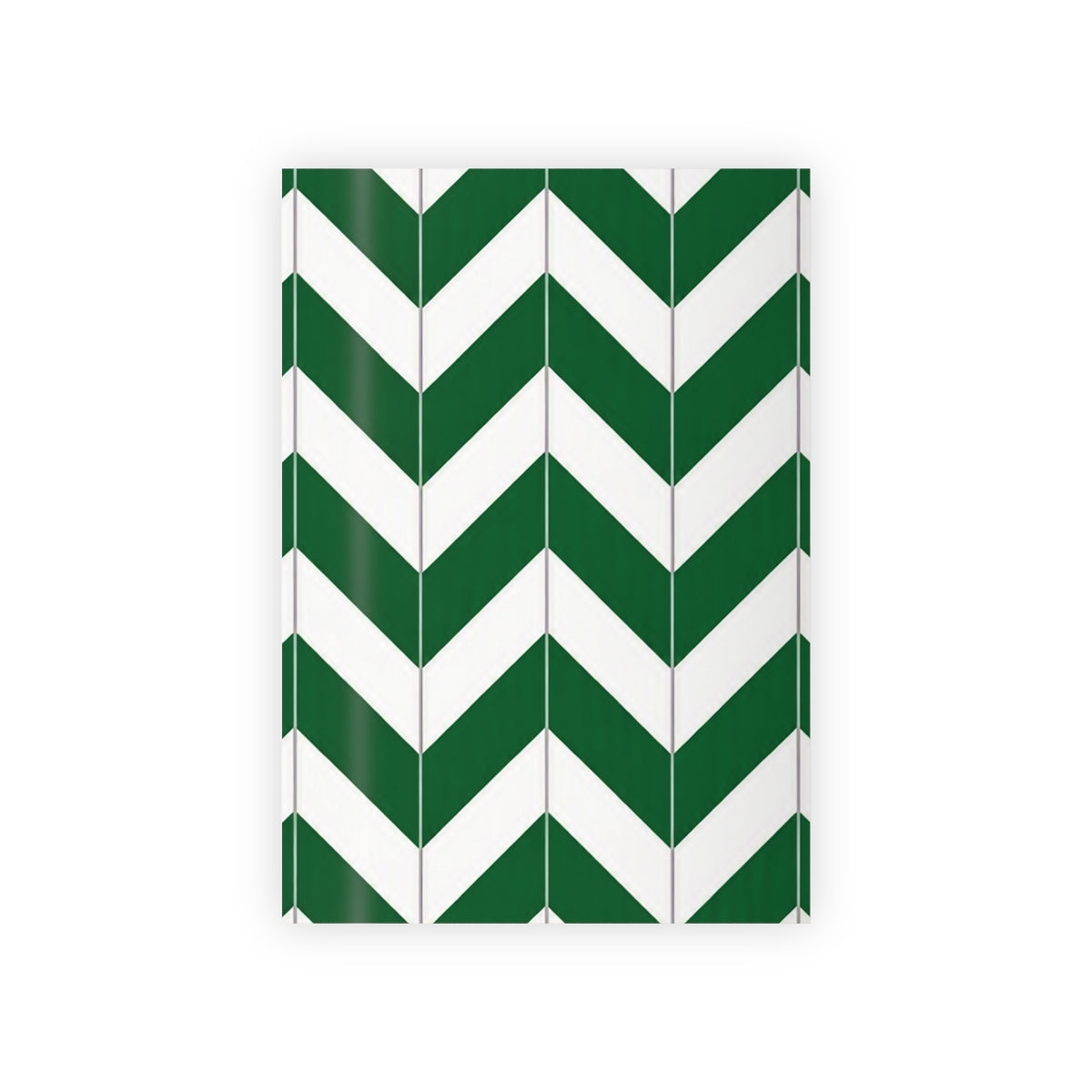 Green Chevron Wrapping Paper Roll — Festive Gift Wrap for Holidays & Birthdays, sport lovers.