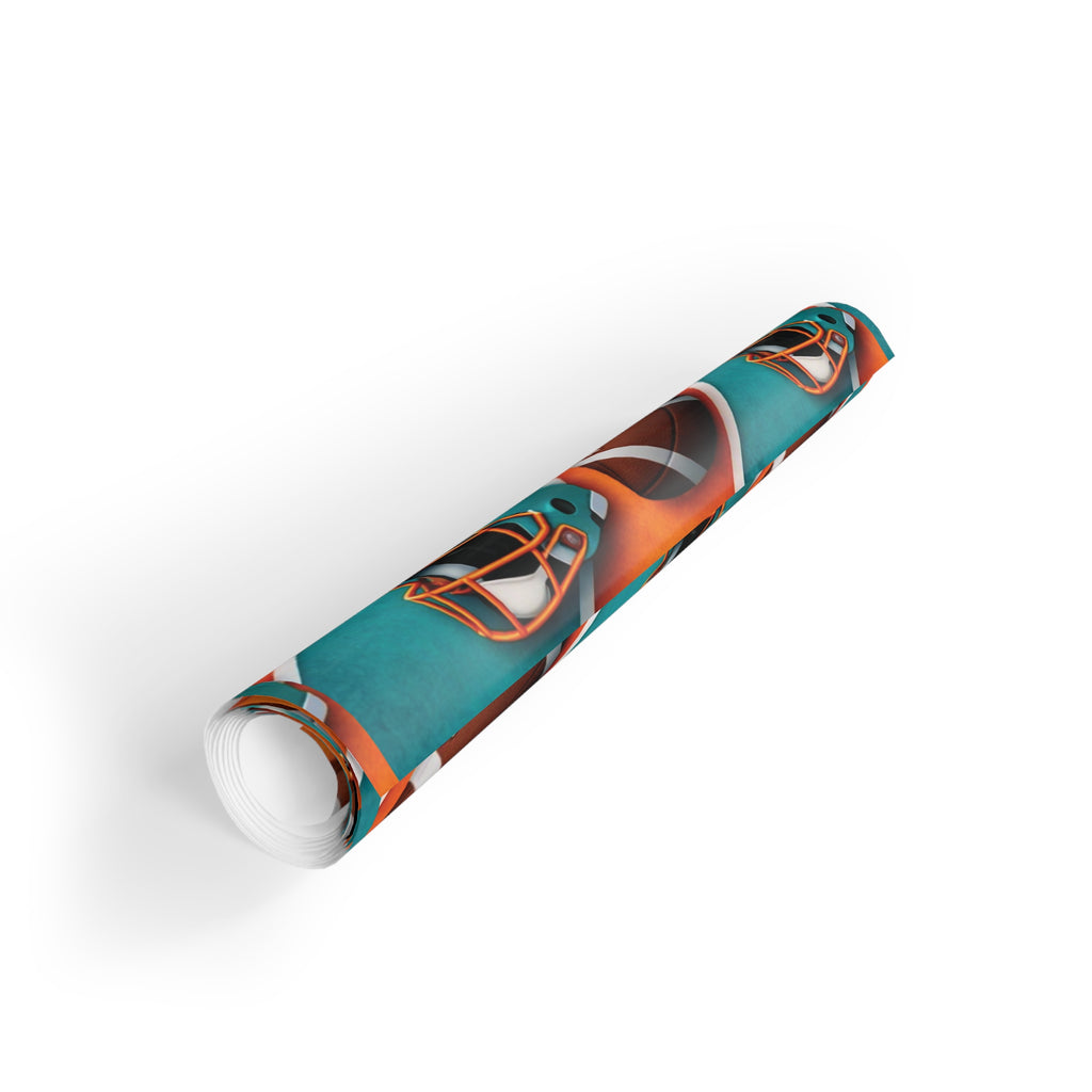 Teal & Orange Gift Wrap