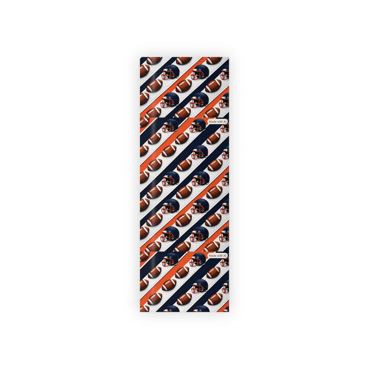 Orange & Blue Gift Wrap