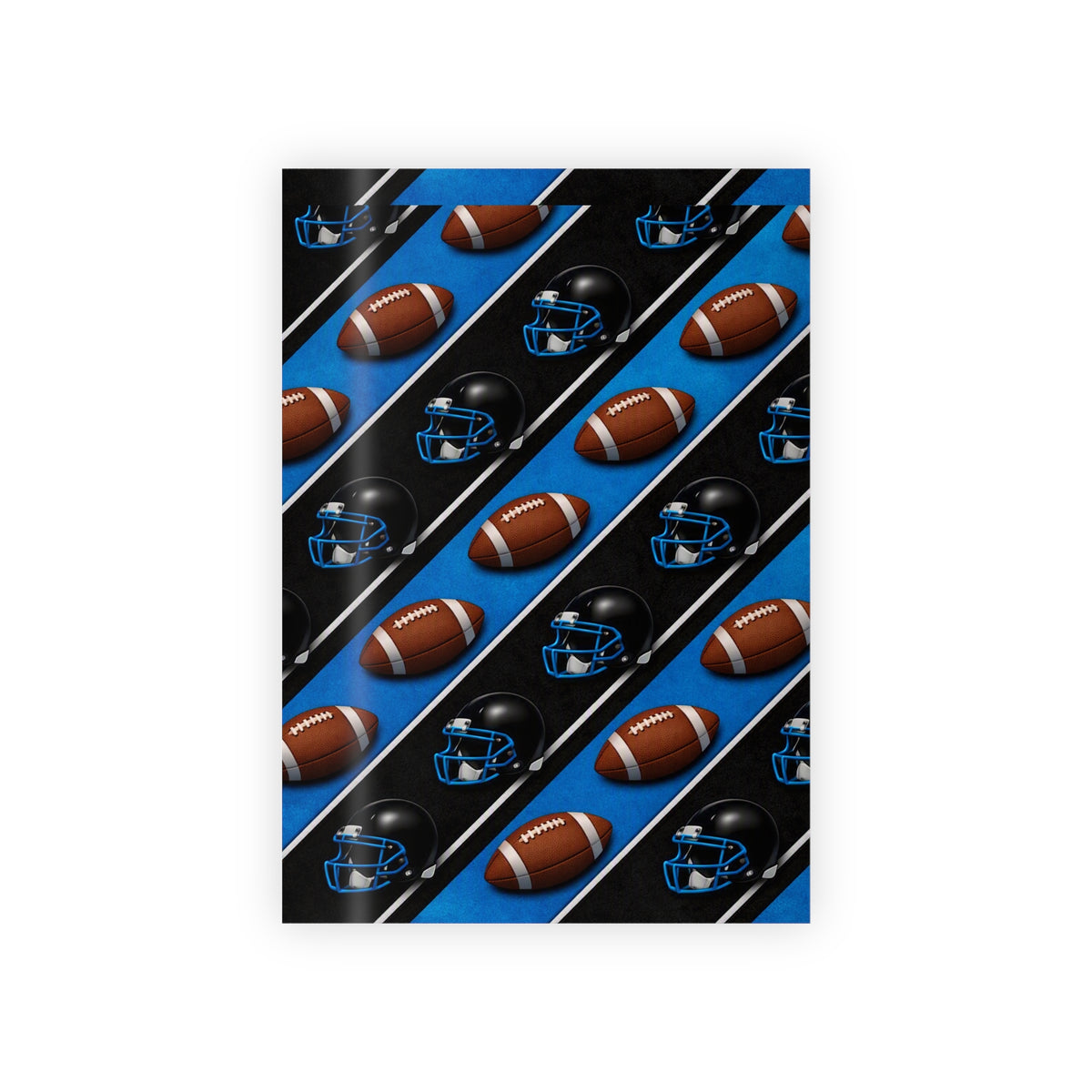Carolina Blue & Black Gift Wrap