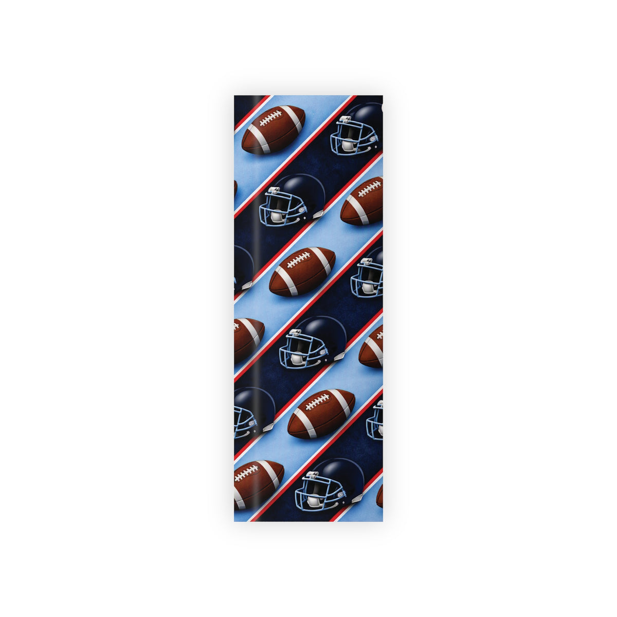 Navy, Light Blue & Red Gift Wrap