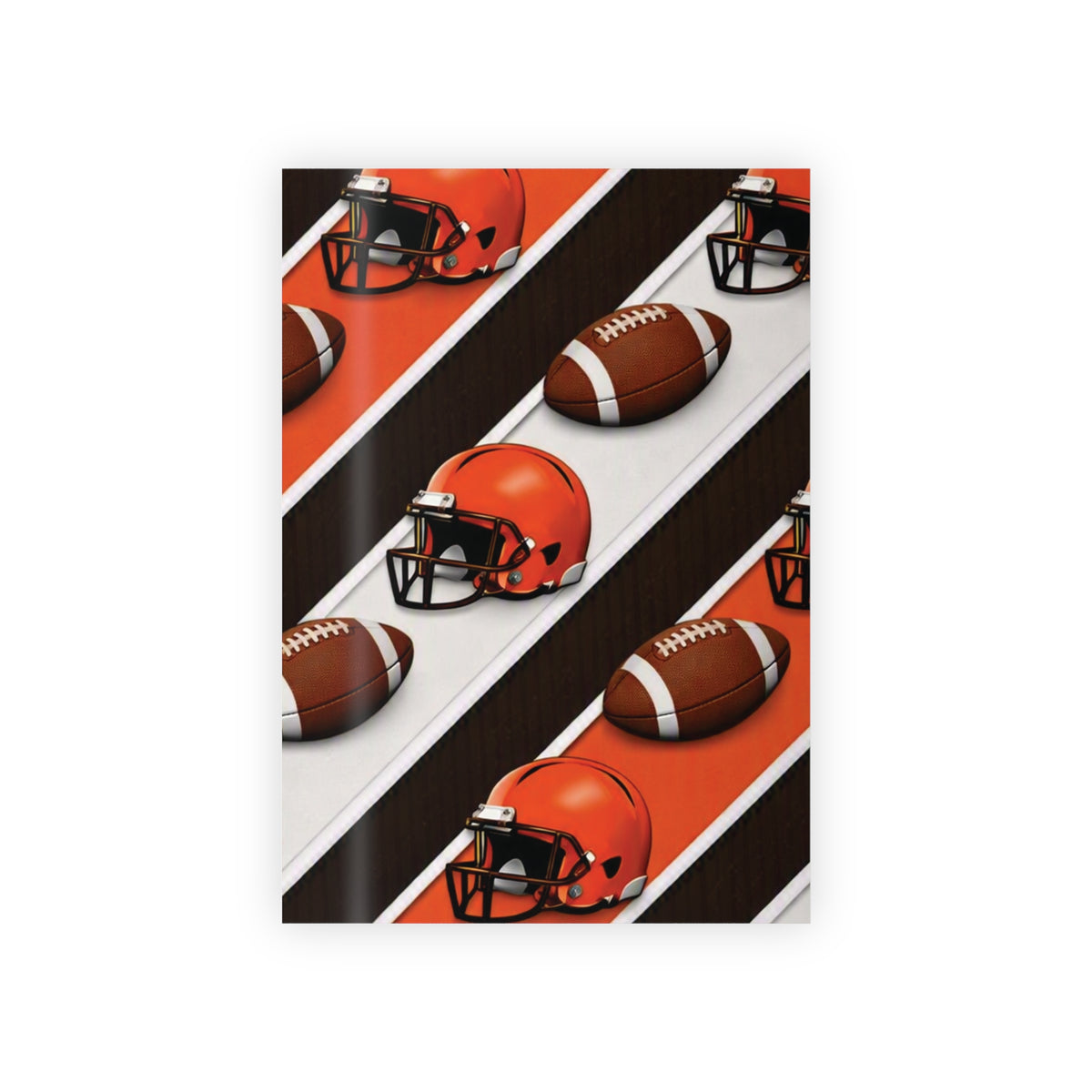 Brown & Orange Gift Wrap