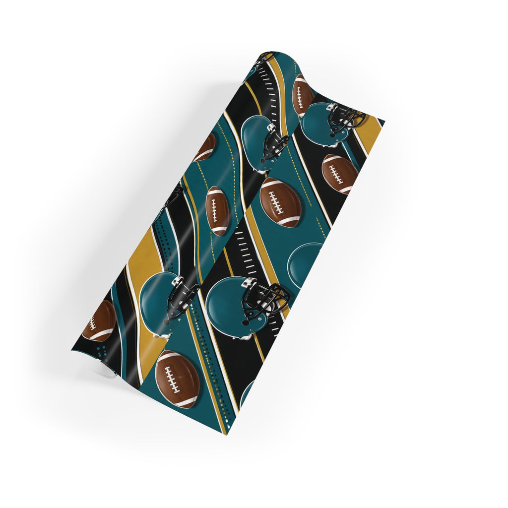 Teal & Black Gift Wrap