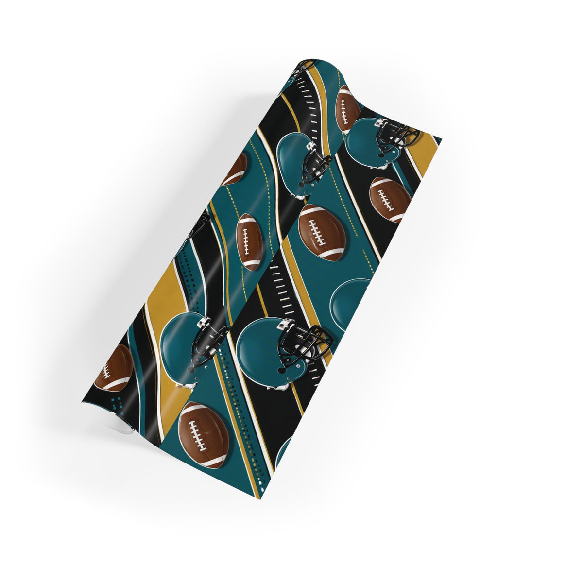 Teal & Black Gift Wrap