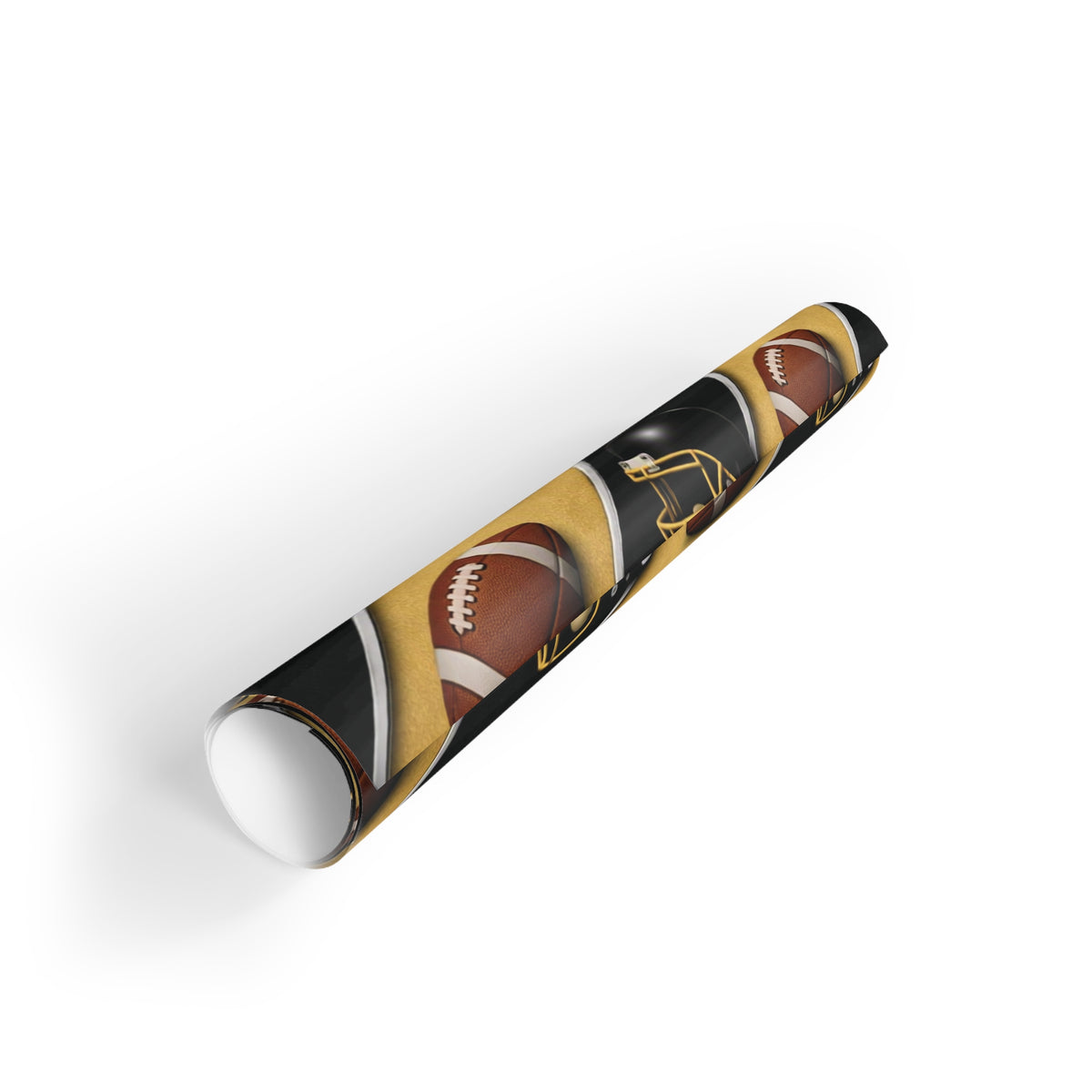 Old Gold & Black Gift Wrap