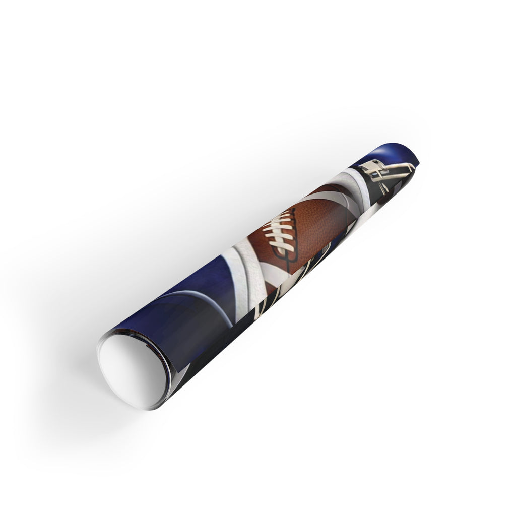 Blue & White Gift Wrap