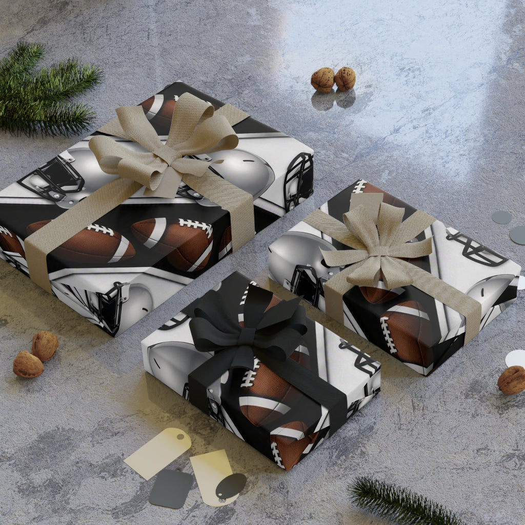 Silver & Black Gift Wrap